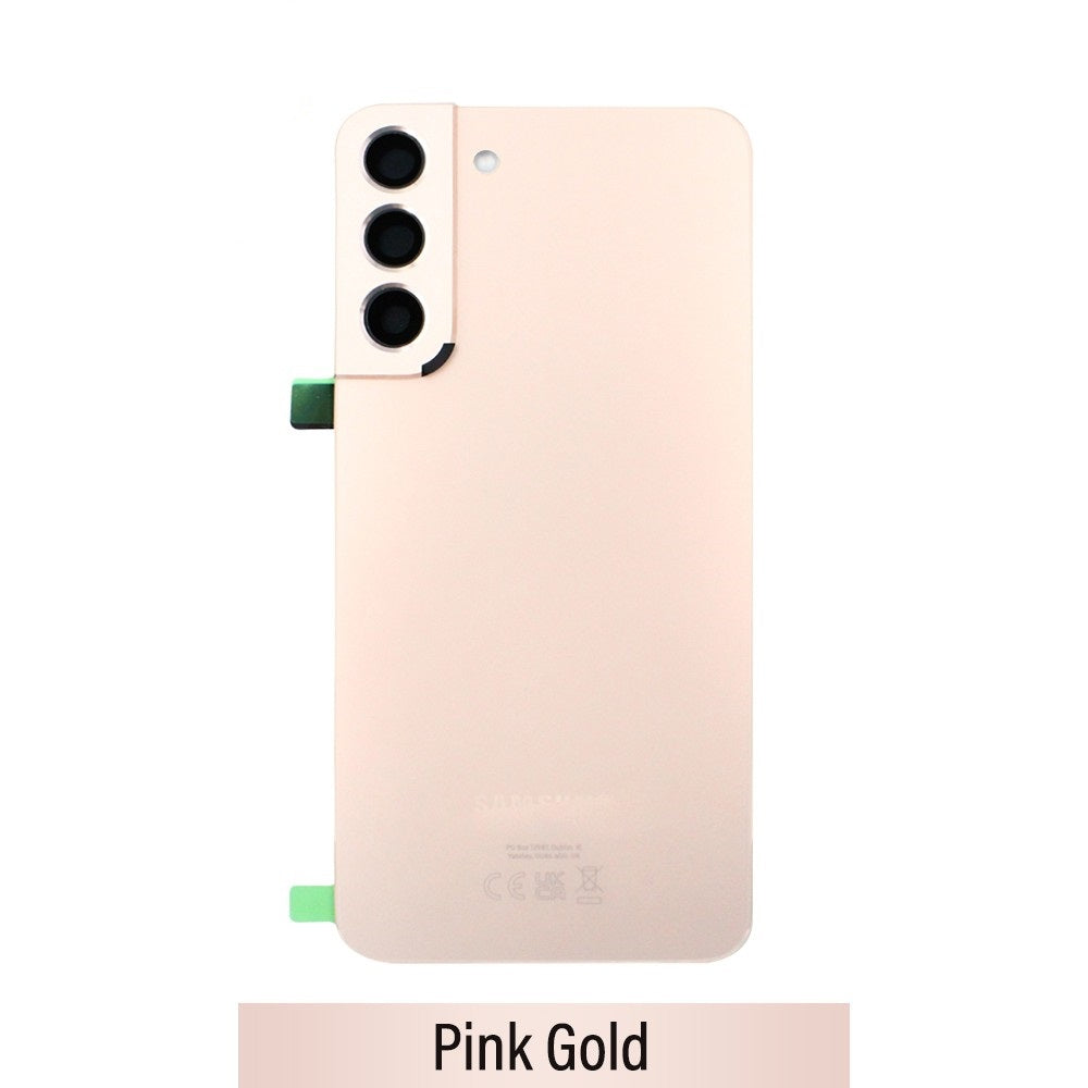Rear Cover Glass For Samsung Galaxy S22 Plus S906B GH82-27444D (Gold)-Pink Gold Rear Cover Glass For Samsung Galaxy S22 Plus S906B GH82-27444D (Gold)-Pink Gold